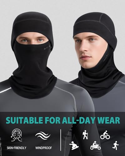 AOPREL Balaclava Ski Mask for Men & Women, Modal Wool Blend Soft Windproof Face Mask Thermal Winter Full Face Cover for Cold Weather - Image 5