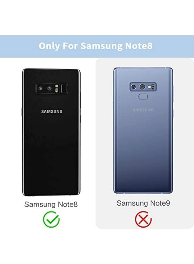 erorex Compatible With Samsung Galaxy Note 8 Cover Case Thin Hard Protective Phone Case Cover For Galaxy Note 8 Black 6.3 Inch - Image 2