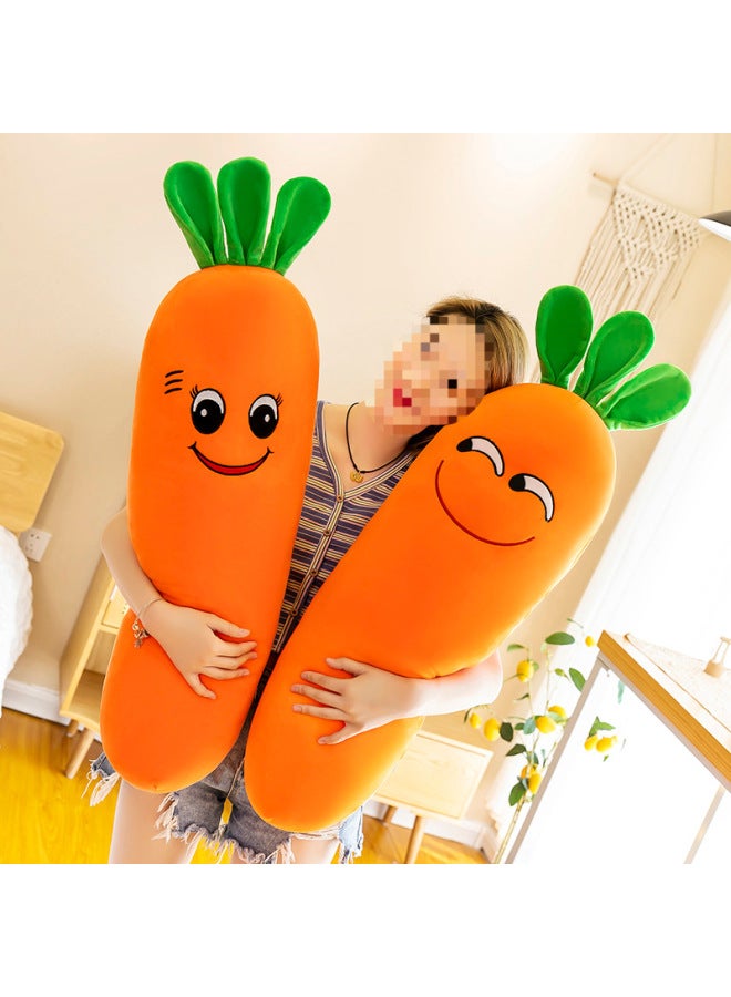 Removable And Washable Carrot Pillow Long Pillow Sleeping Bed Doll Leg Doll Super Soft Plush Toy Doll-Specifications:90cm follow And Collect + Get 50cm Detachable Carrot Pillow-Color:Touching Expression - Image 3