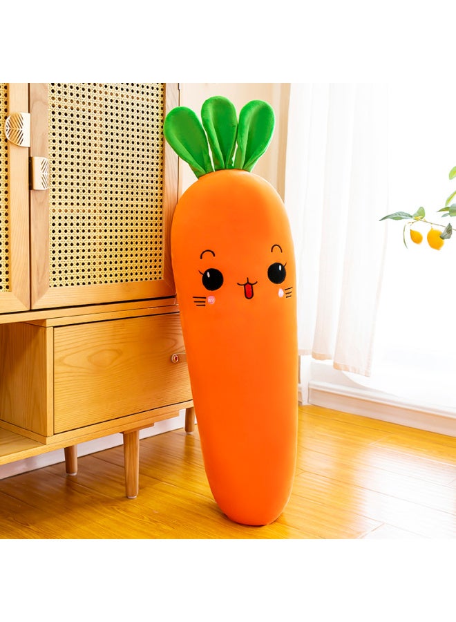 Removable And Washable Carrot Pillow Long Pillow Sleeping Bed Doll Leg Doll Super Soft Plush Toy Doll-Specifications:90cm follow And Collect + Get 50cm Detachable Carrot Pillow-Color:Touching Expression - Image 4