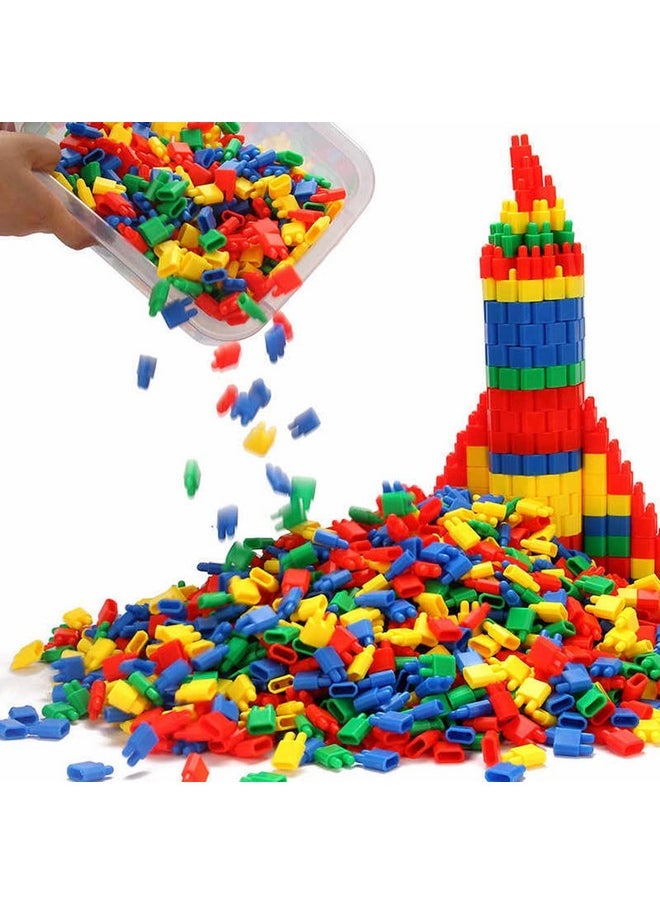 NHR Creative Puzzle Block Bullet Blocks, Quality Material, Perfectly Made, Delicate Design, Vibrant Colours, Educational, Suitable For Kids (3+Years, 300 Pieces), Multi Color  - Image 4