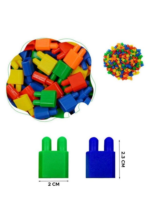 NHR Creative Puzzle Block Bullet Blocks, Quality Material, Perfectly Made, Delicate Design, Vibrant Colours, Educational, Suitable For Kids (3+Years, 300 Pieces), Multi Color  - Image 5