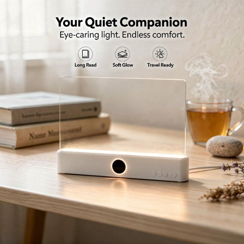 Rechargeable Led Flat Reading Light With 1200mah Battery - Image 3