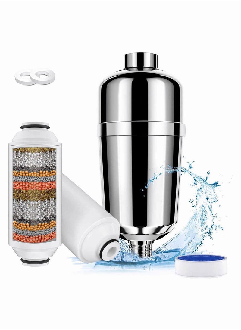AMINAC - Shower Filter 16 Stage Shower Head Filter for Hard Water Showerhead Filter to Remove Chlorine and Fluoride - Image 1