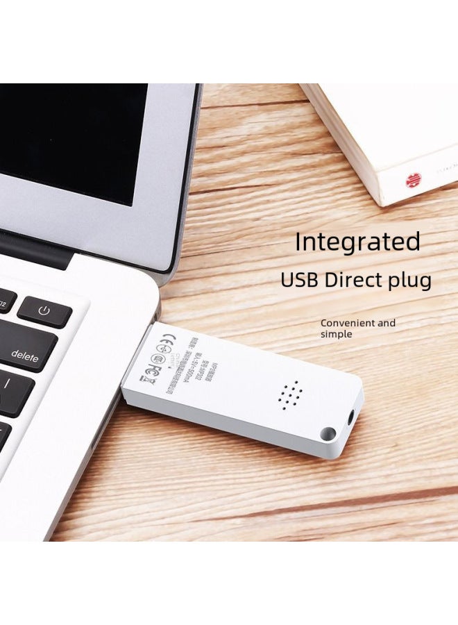 Digital Computer/mp3/mp4 Player Accessories Usb Flash Drive Earphones Speakers-Body Color:White-Memory Capacity:Bluetooth Host Set Without Memory Card (Bluetooth Bare Metal Headset Instruction Box) - Image 4