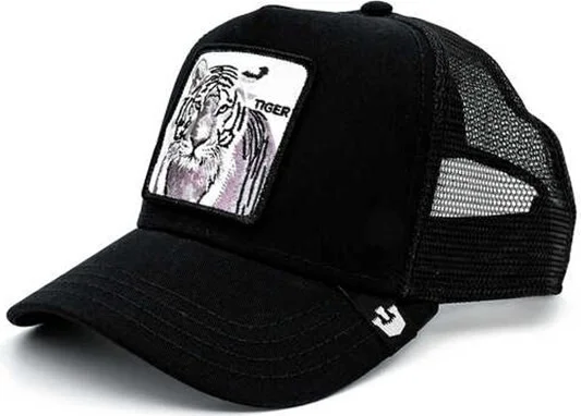 جورين بروس 101-0392 The White Tiger Cotton Animal Patterned Hat Unisex HAT 1010392
