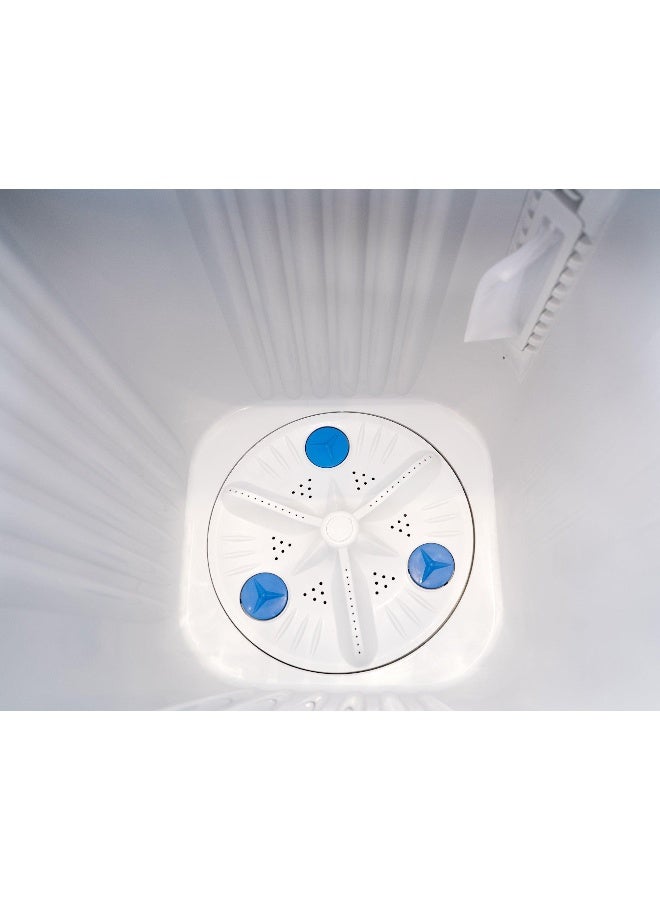 FISHER Twin Tub Washing Machine 14 Kg Plastic Body White - Image 4