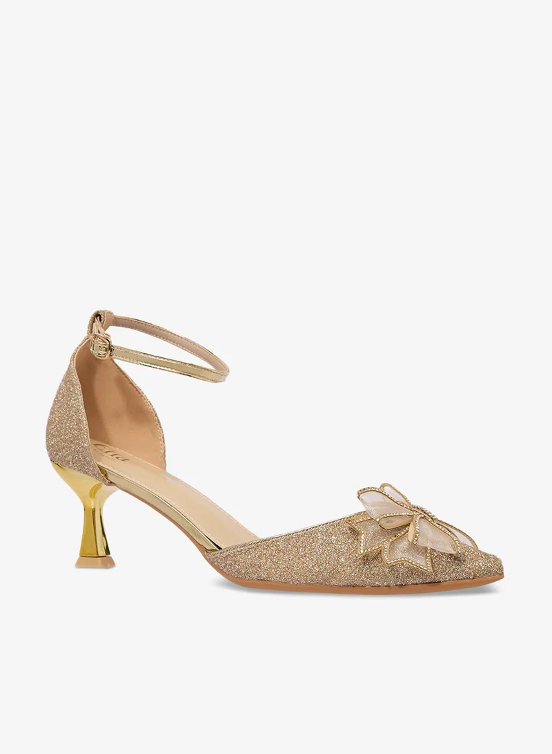 Ella Limited Edition Pointed Pump With Knot Detail