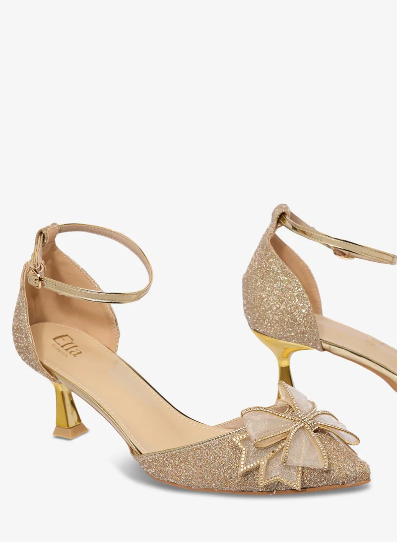 Ella Limited Edition Pointed Pump With Knot Detail