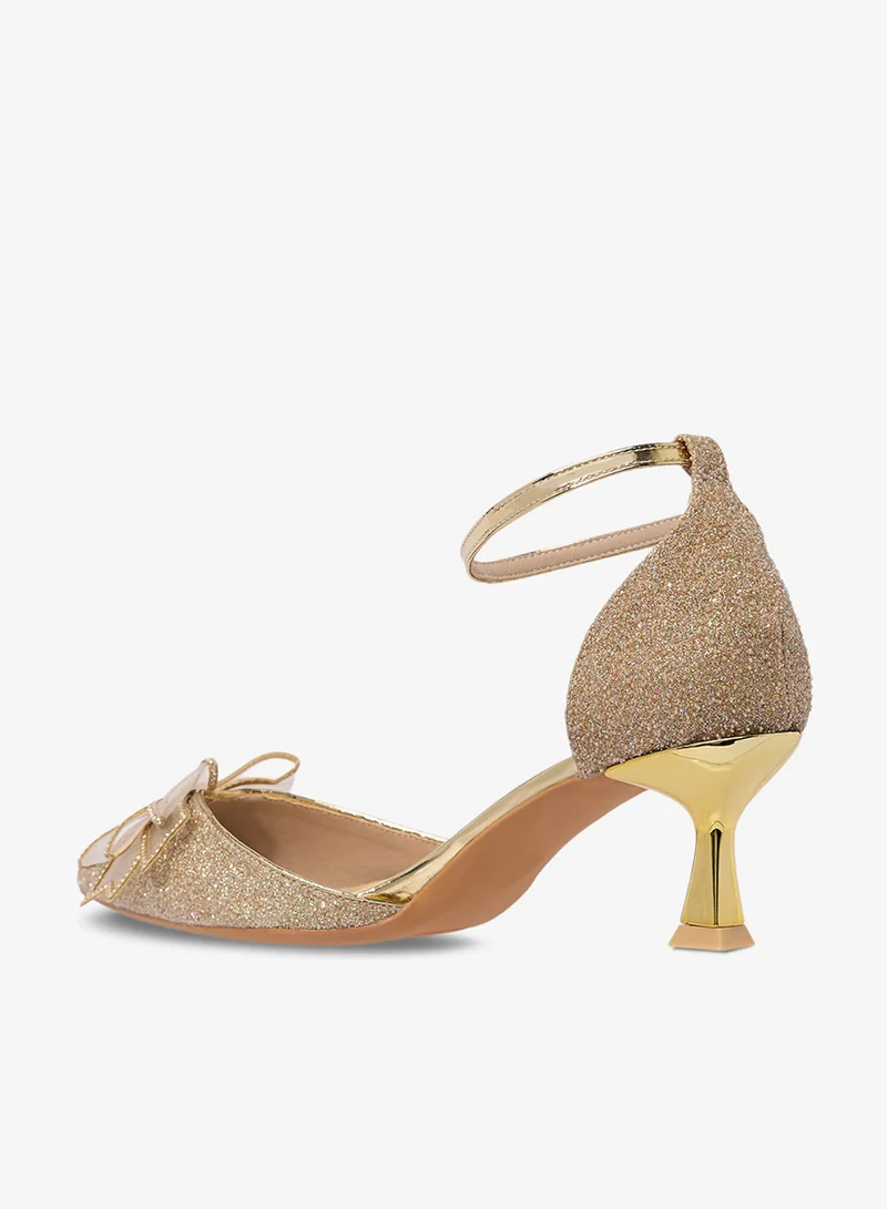 Ella Limited Edition Pointed Pump With Knot Detail