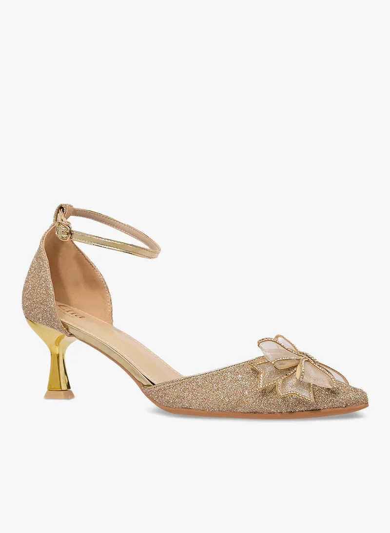 Ella Limited Edition Pointed Pump With Knot Detail