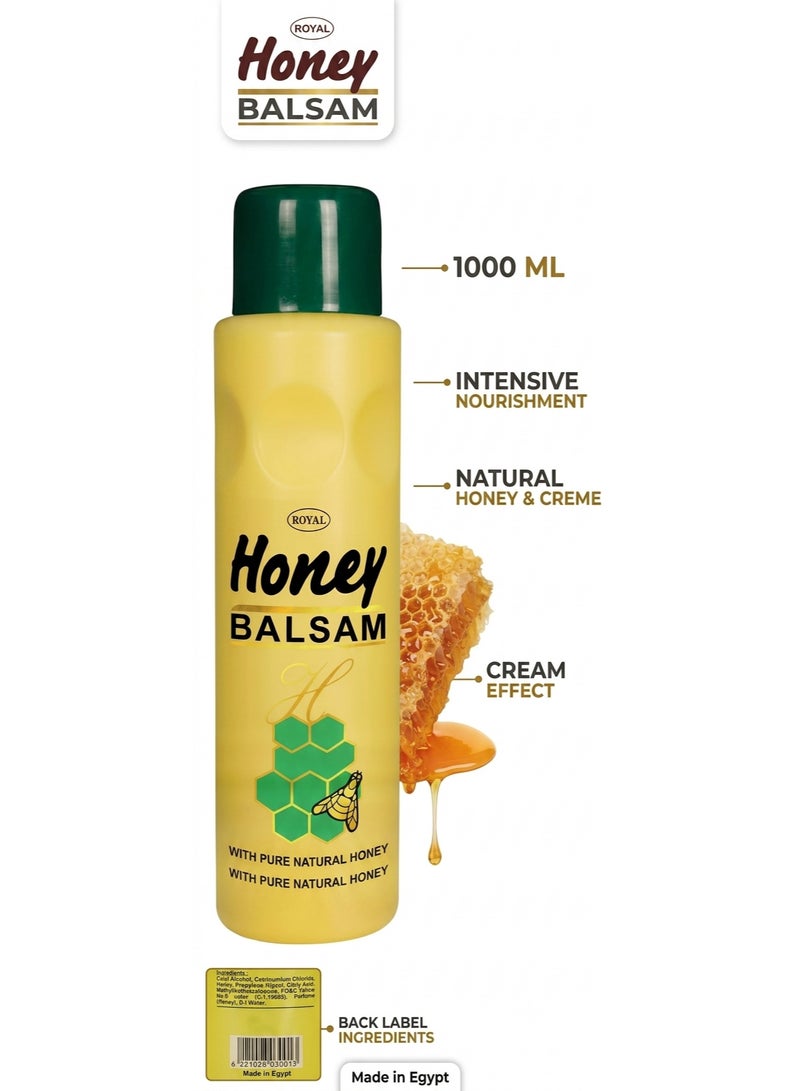 Royal Honey Conditioner Balsam for Hair Nourishment - 1000 ml - Image 3