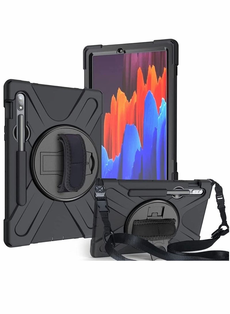 Y&D ase Cover for Samsung Galaxy Tab S7 Plus Case 2020 with S Pen Holder Heavy Duty Rugged Shockproof Stand Hand Shoulder Strap - Image 1