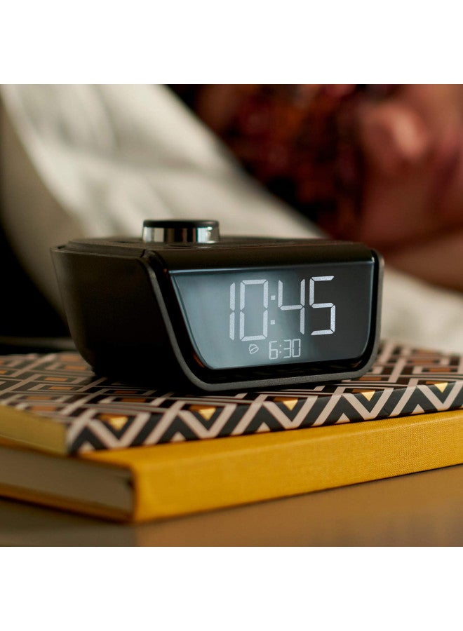 Brandstand | CubieWink | User Friendly & Convenient Charging Alarm Clock| 1 USB-A and 1 USB-C Ports - Image 2