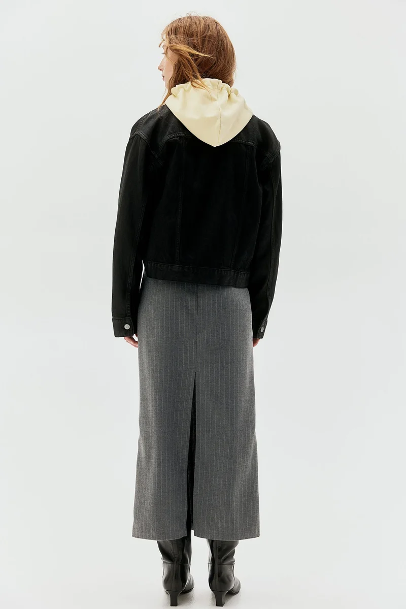 H&M Twill pencil skirt