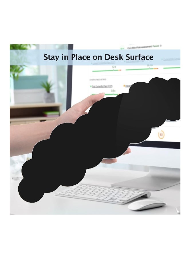 Topleo Keyboard Wrist Rest Set Cute Cloud Shape Wrist Rest Support for Mouse Keyboard Computer Elbow Pad Arm Rest Mouse Wrist Cushion, Ergonomic Design for Typing Comfortably (Keyboard not Included)  - Image 5