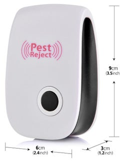 Pest Reject جهاز طرد الآفات الإلكتروني بالموجات فوق الصوتية لطرد الفئران والصراصير والحشرات والجرذان والعناكب والبعوض ومبيد الآفات ومكافحة الآفات المنزلية  - Image 2