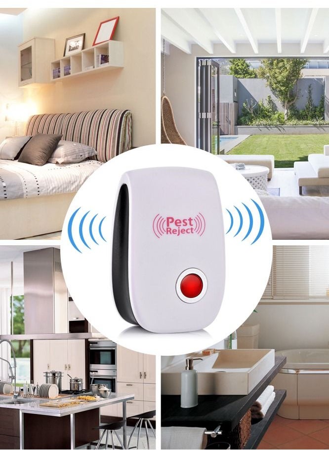 Pest Reject - Electronic Pest Reject Ultrasonic Mouse Cockroach Repeller Device Insects Rats Spider Mosquitoes Pest Killer Household Pest Control - Image 1
