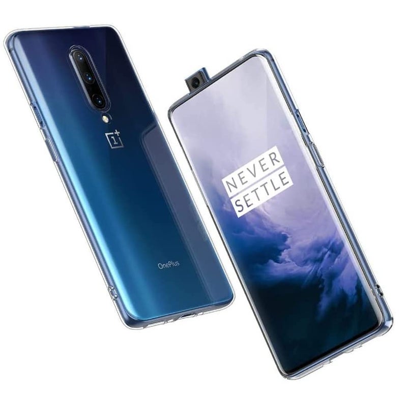 Nishtech غطاء خلفي شفاف هجين ناعم رفيع مضاد للغبار مع حماية الكاميرا لهاتف OnePlus 7 Pro و OnePlus 7T Pro - Image 1