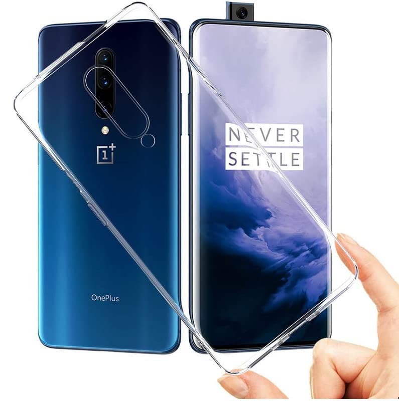 Nishtech غطاء خلفي شفاف هجين ناعم رفيع مضاد للغبار مع حماية الكاميرا لهاتف OnePlus 7 Pro و OnePlus 7T Pro - Image 2