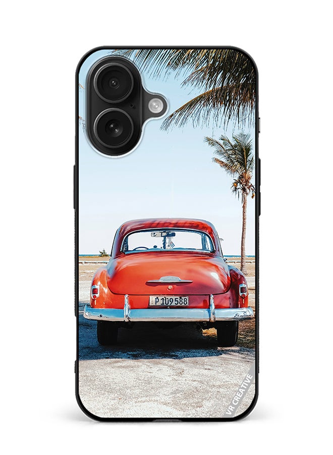 VR CREATIVE Protective Case Cover For Apple iPhone 16 Vintage Summerside Design Multicolour