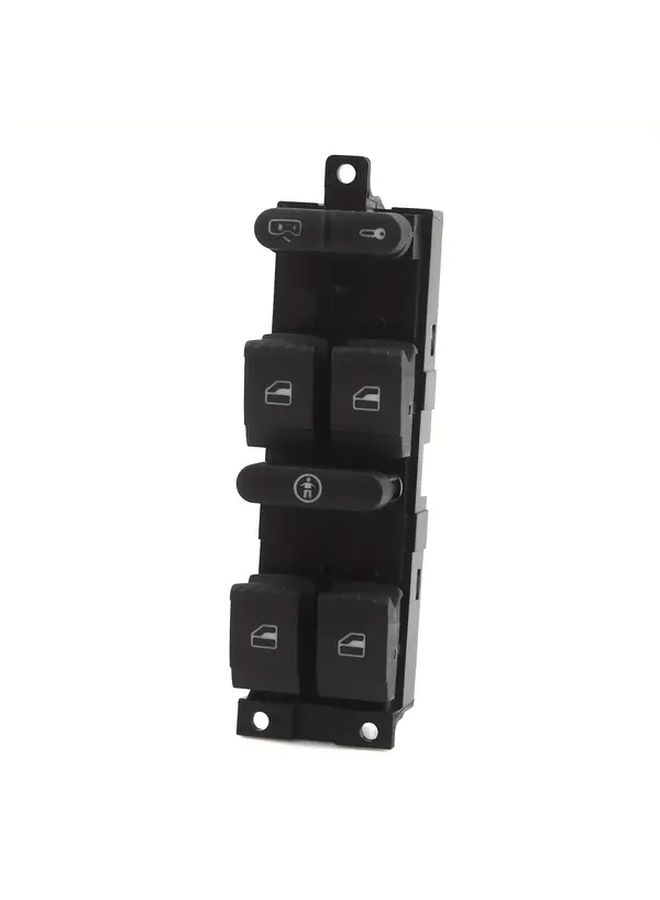 Left Front Power Window Master Switch Black VW Golf Jetta Bora Passat - Image 1