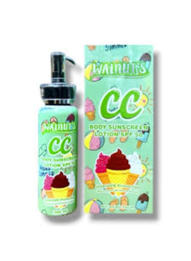 Sunscreen Body Lotion, Green, 200ml - Walnuts C - Image 2