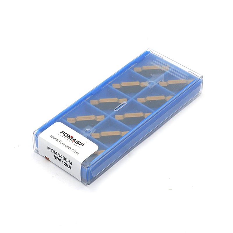 FomaSP MGMN400-M Carbide Grooving Inserts for MGEHR/L and MGIVR/L Grooving Cut-Off Tool Holder, Installed with KOLORY, CVD Yellow Coating, 10pcs - Image 5