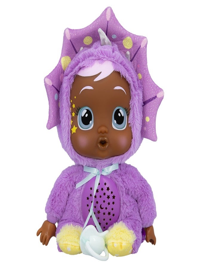 Cry Babies Goodnight Starry Sky Phoebe - 12" Sleepytime Baby Doll | Plays 5 Lullabies and Night Light Starry Sky Projection - Image 5