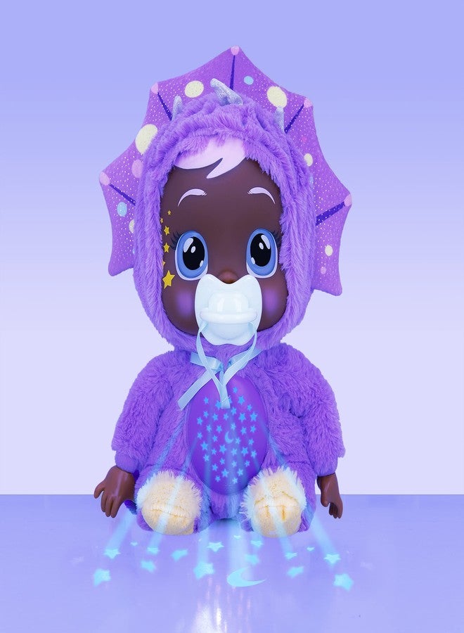 Cry Babies Goodnight Starry Sky Phoebe - 12" Sleepytime Baby Doll | Plays 5 Lullabies and Night Light Starry Sky Projection - Image 2