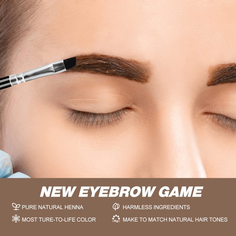 Simpout Pure Natural Henna Hair Color - Water and Smudge Proof, Professional Home and Salon Use, Easy to Apply (Dark Brown) - Image 3