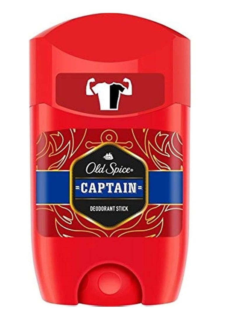 Old Spice Captain Deodorant Stick, 50 Ml (Pack Of 1) - Image 1