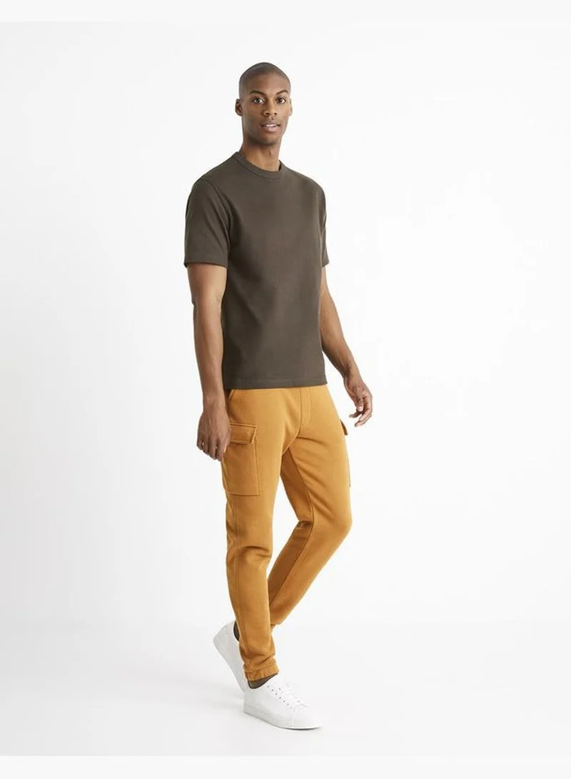 سيليو Celio Casual T-Shirt - Brown