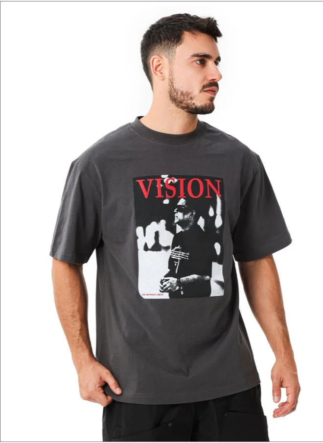 Tanjim Squad TANJIM SQUAD - VISION T-SHIRT GREY