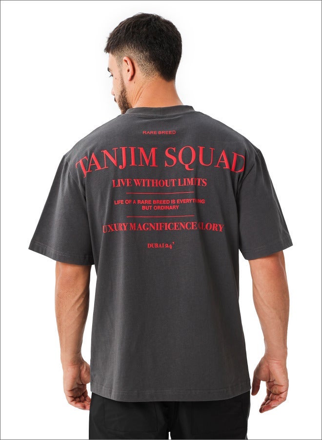 TANJIM SQUAD - VISION T-SHIRT GREY - Image 2