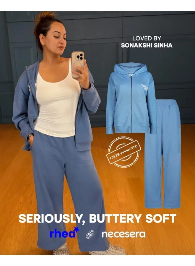 نسيسيرا Thriving In Chaos' Cotton Terry Zip-up Hoodie