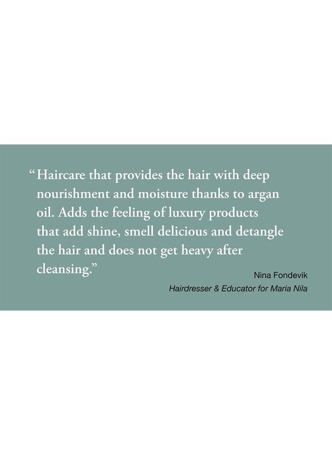Maria Nila True Soft Argan Oil 1.0 Fl Oz / 30 ml, For Dry Hair, Easily absorbed, Remoisturises & Reduces Frizz, 100% Vegan & Sulfate/Paraben free 