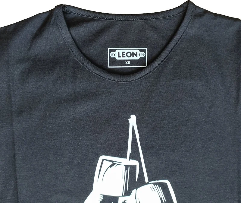By Leon 1982 Gloves Kickboxing T-Shirt Black BYL1101BK