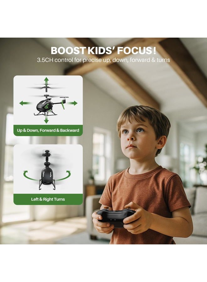 SYMA S100 Mini RC Helicopter with Gyro Stabilizer, Altitude Hold, 3.5 Channel, 5-7 Min Flight Time, Remote Control Helicopter Toy for Boys and Girls - Image 5
