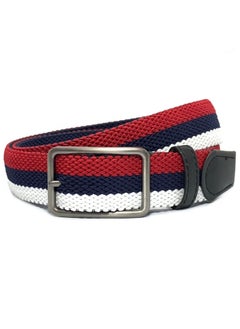 Classic Milano Classic Milano® Braided Canvas Woven Elastic Stretch Belt for Men/Women/Junior with Multicolored Belt men Enclosed in an Elegant Gift Box by Milano Leather  - Image 2