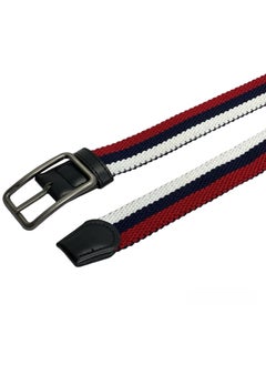 Classic Milano Classic Milano® Braided Canvas Woven Elastic Stretch Belt for Men/Women/Junior with Multicolored Belt men Enclosed in an Elegant Gift Box by Milano Leather  - Image 5
