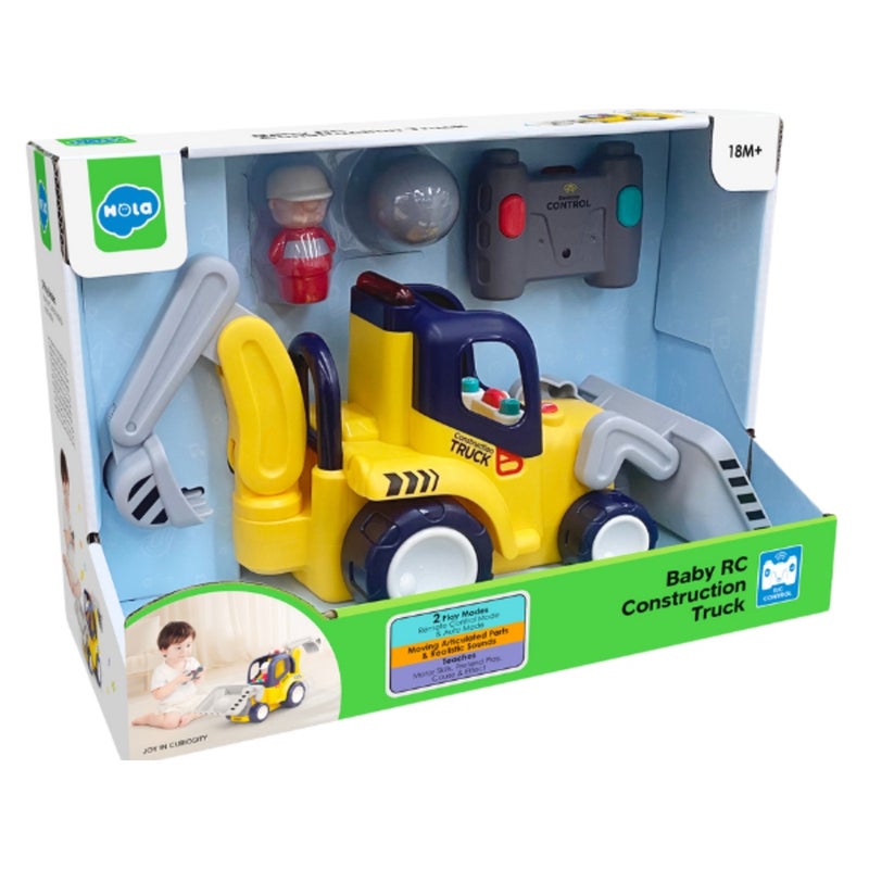 Hola - Baby Construction Truck With Remote Control - E13-419 - Image 3