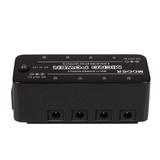 MOOER Micro Power 8 Isolated Output Guitar Pedal Power Supply, Each 9V 300mA, Short-Circuit Protection - Image 3