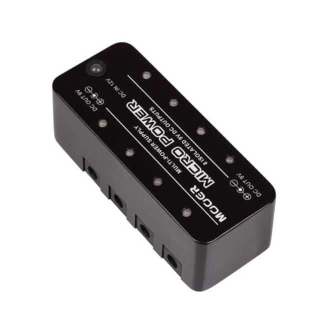 MOOER Micro Power 8 Isolated Output Guitar Pedal Power Supply, Each 9V 300mA, Short-Circuit Protection - Image 1