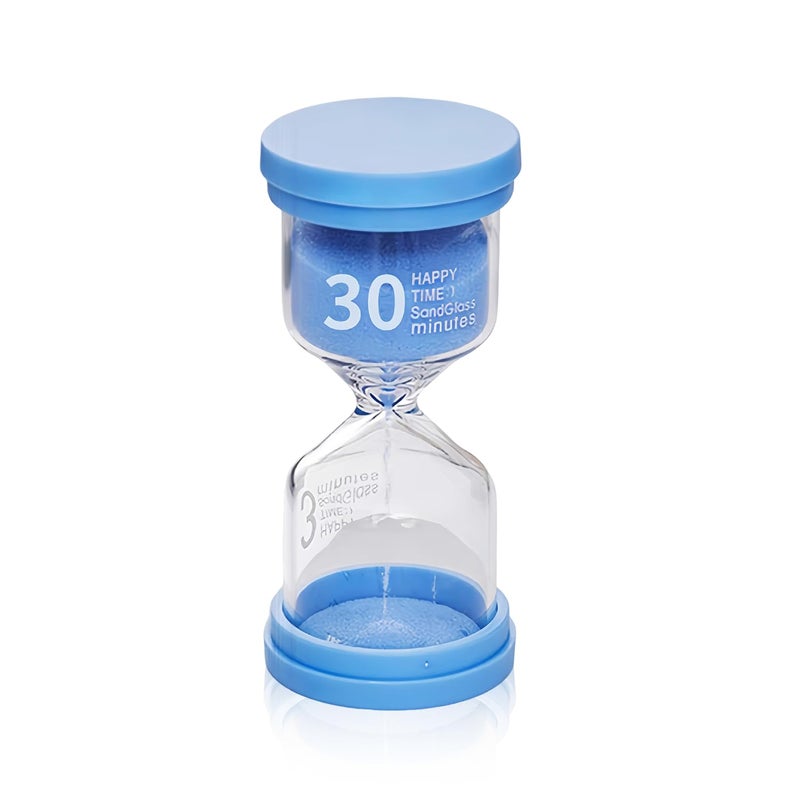 CoolShef 30 Minute Sand Timer Hourglass – Shatterproof Sand Clock for Home, Office, Yoga, Study, and Kids’ Room – Sandglass Gift for Adults and Kids - Image 1