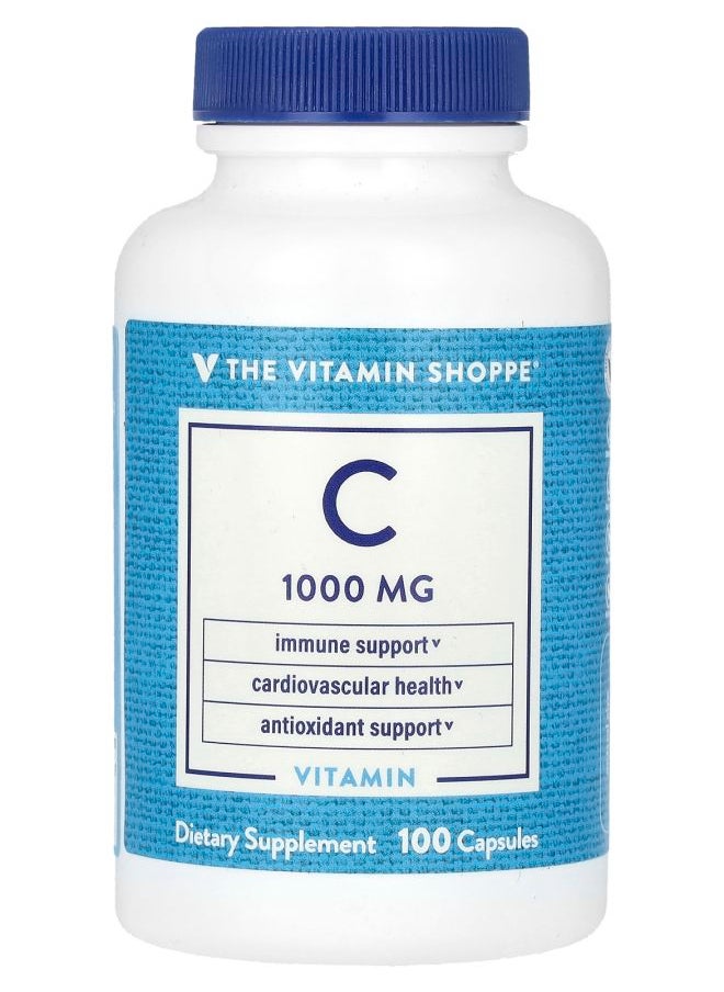 The Vitamin Shoppe Vitamin C 1000 mg 100 Capsules 