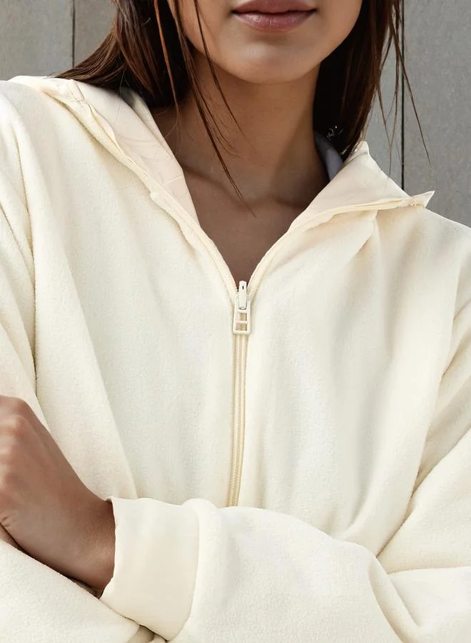 Splash FAV  Regular Fit Fleece Lined Hooded Jacket for Women | Best Price UAE