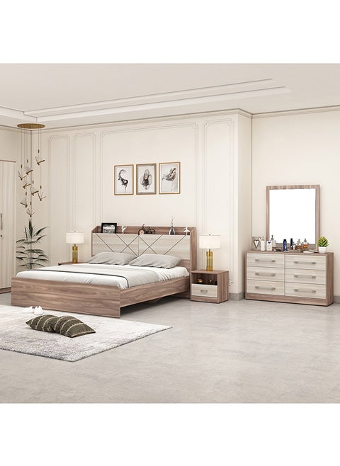 5Piece Brixton Headboard Storage King Bedroom Set 217 x 110 x 191 cm