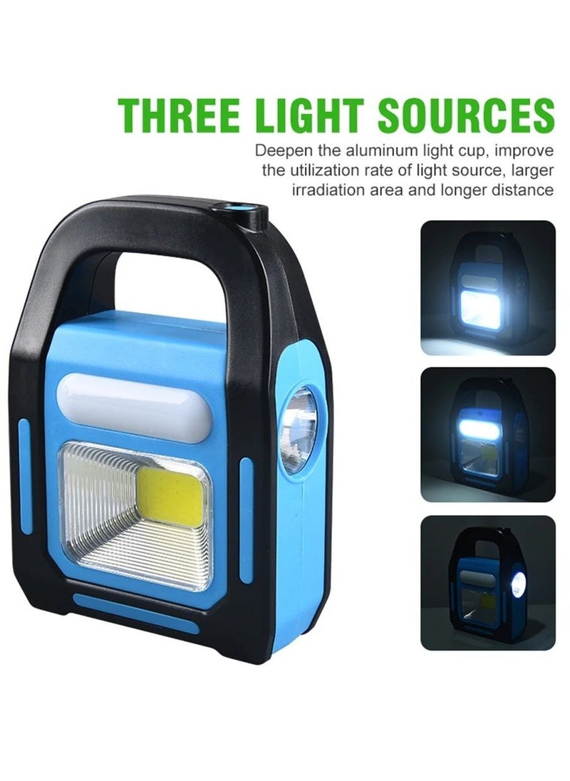 Generic Solar-Powered light Trio the lamp's eco-friendly features and unique light pattern.  - Image 2