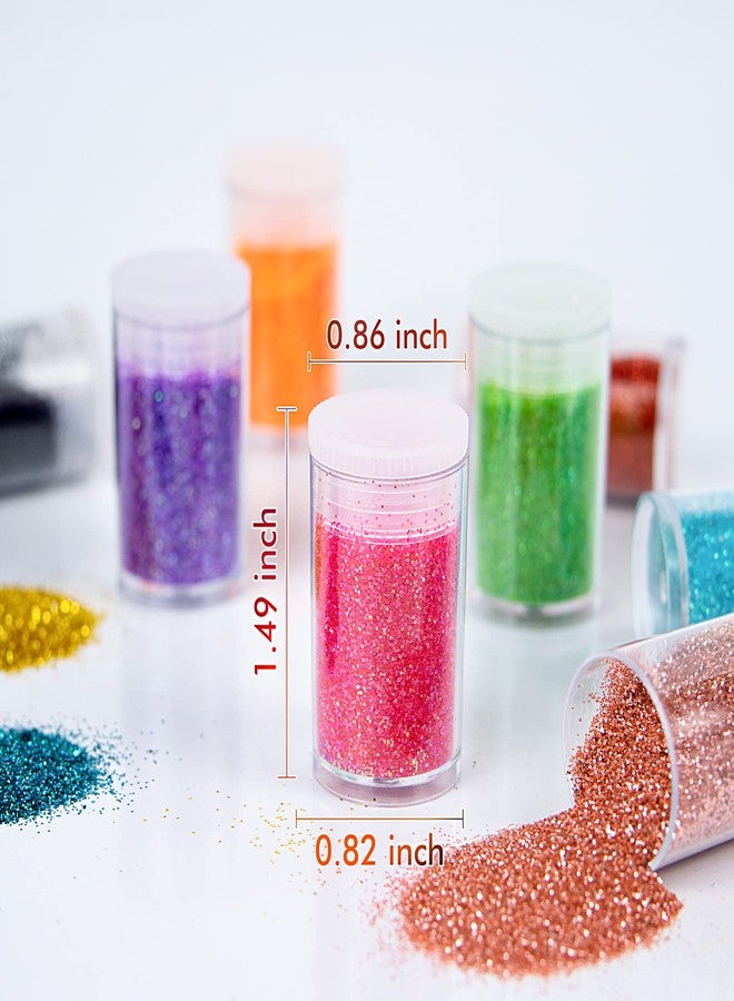 Estanoite Fine Glitter for Epoxy Resin, Set of 45 Colors, Estanoite Extra Fine Craft Glitter Powder, Assorted Nail Arts Glitter, Cosmetic Powder for Body Face Hair Eye and Tumbler Candle Making - Image 3
